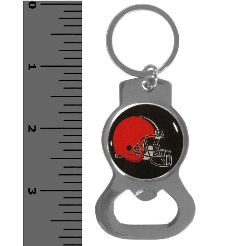 Siskiyou NFL Siskiyou Sports Fan Shop Cleveland Browns Bottle Opener Key Chain One Size Team Color , Black - Image 2